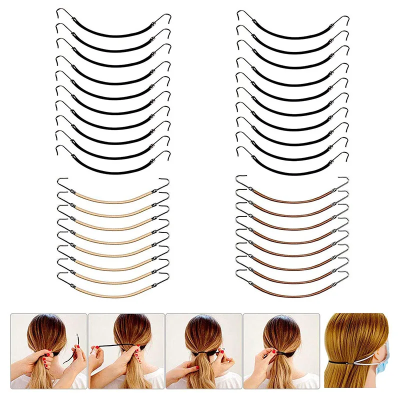 5-30 шт. Новинка упругие зажимы бантики аксессуары для волос девушки с крючком