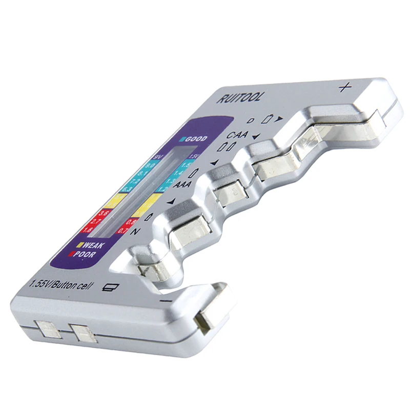 Цифровой тестер емкости аккумуляторов C/D/9V/AA/AAA/1 5 V|Тестеры аккумуляторов| |