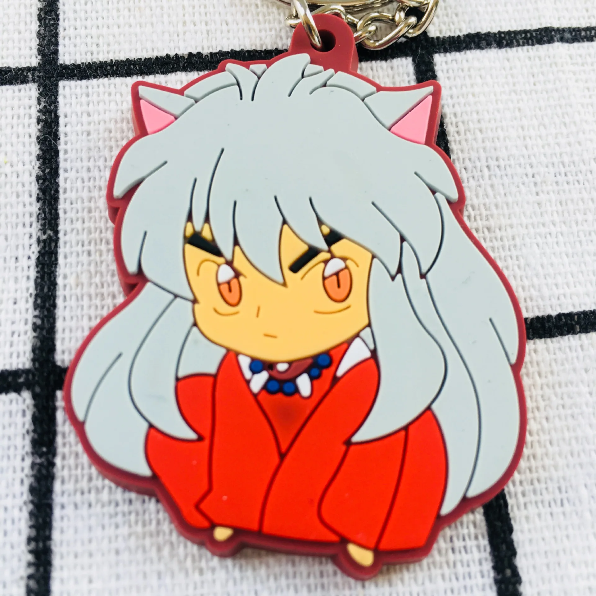 Inuyasha брелок ПВХ фигурный брелок милая игрушка брелок для ключей подарки на день рождения Аниме Новинка