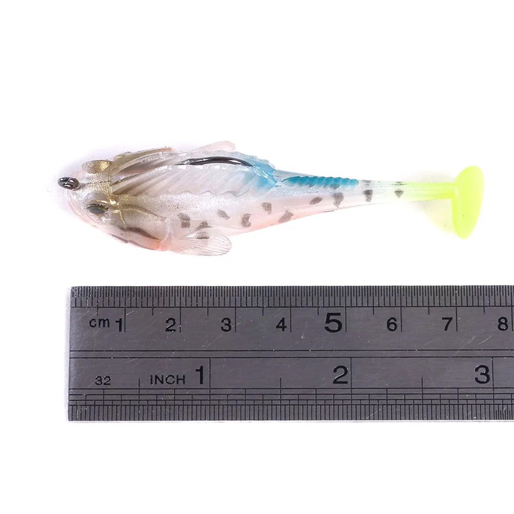 Новое поступление 7 см 14 г Megabass темное спальное место мягкое тело Swimbait глубокий бег весло хвост Swimbait Прямая поставка