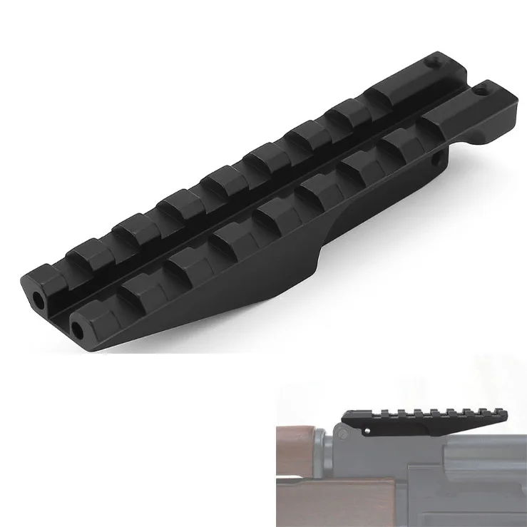 

AK Rear Sight Rail Mount 100mm Picatinny Weaver 20mm Scope Mount Base For Hunting Red Dot Optics AK47 AK74 Adapter