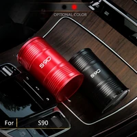 suitable for volvo s90 car standard aluminum alloy car ashtray with high flame retardant rotating cover
