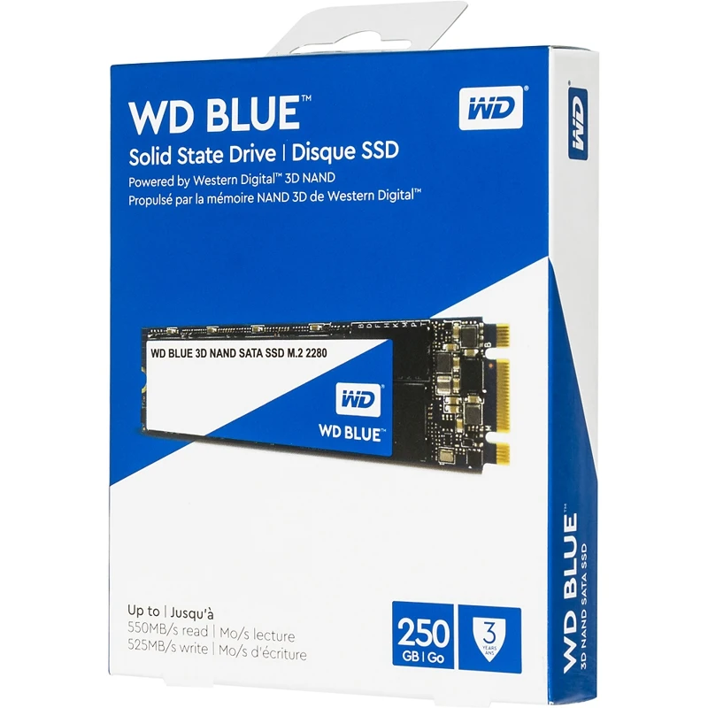 Накопитель SSD WD Original SATA III 250Gb WDS250G2B0B Blue M.2 2280 | Компьютеры и офис