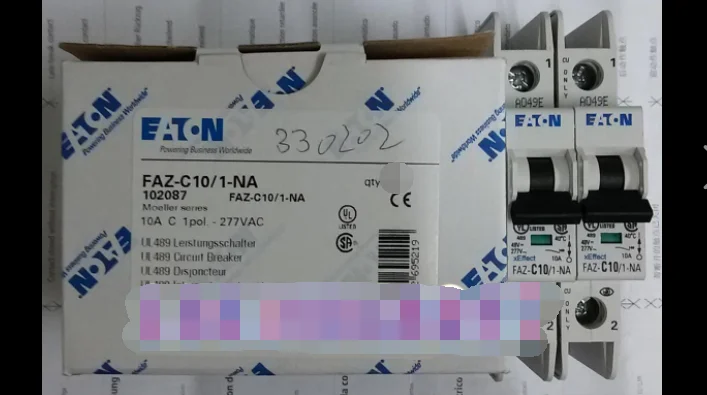 1 шт. Новый EATON MOELLER FAZ C10/1 NA Бесплатная доставка|Автоматизация зданий| |