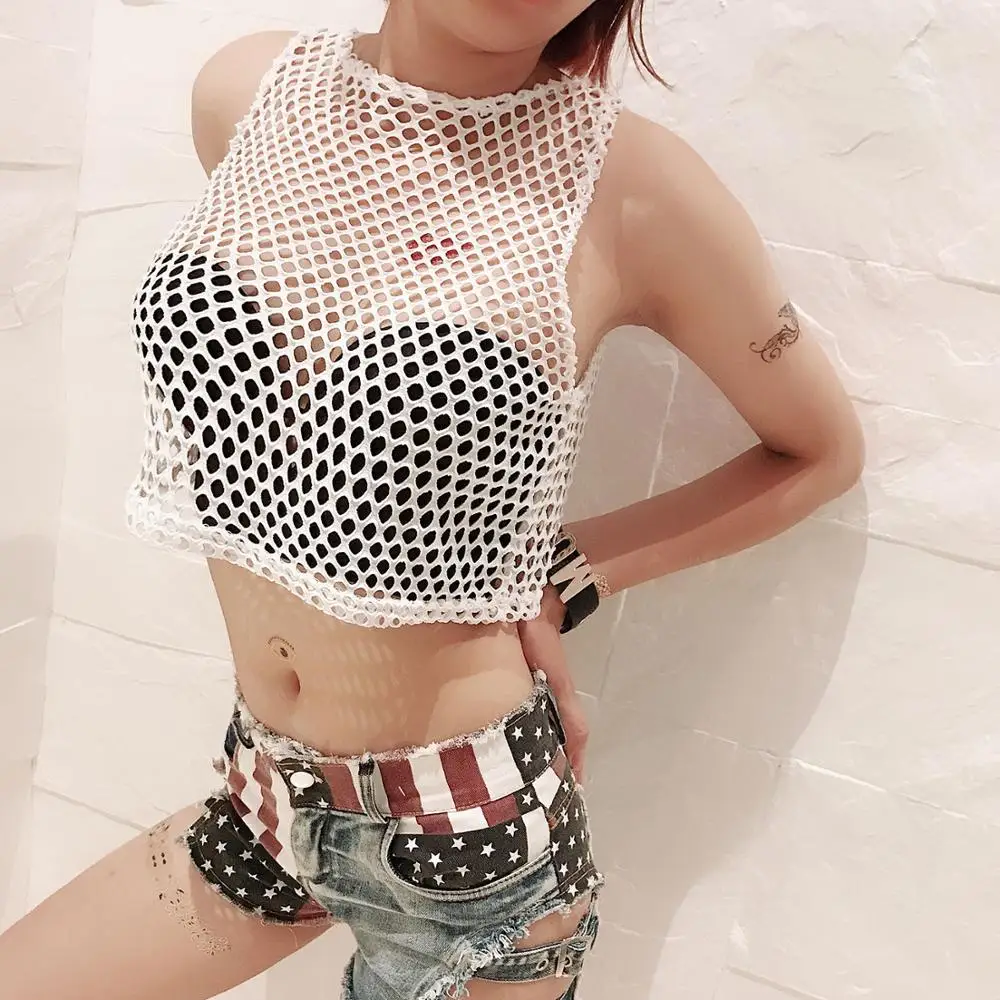 Пикантная новая Корейская версия сетчатой ткани непрерывно пустой маленький