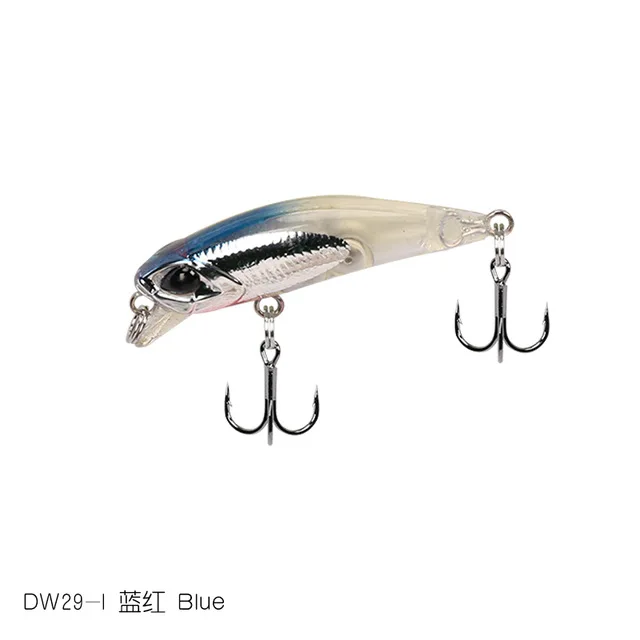 TSURINOYA DW29 мини приманка гольян 42 мм 2,8 г рыболовные жесткие приманки с подвижными стальными шариками Реалистичные 3D рыбные глаза - Цвет: DW29 I