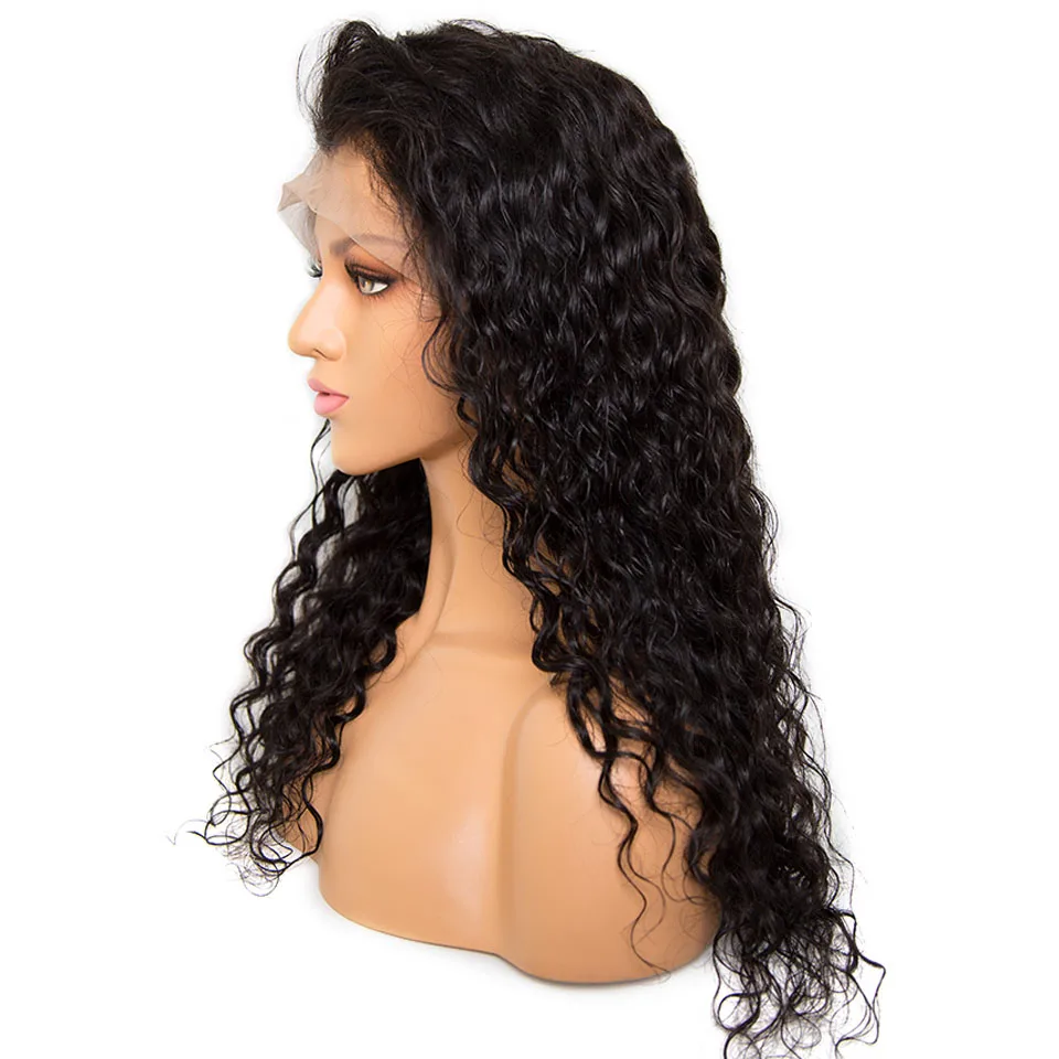 

Парик Alipretty из человеческих волос с волнистыми натуральными волосами, HD прозрачный, с перемычкой спереди, с предварительно выщипанными и от...