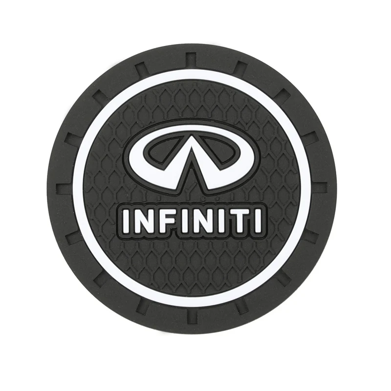 

For Infiniti Car Standard Universal Cup Holderï¼ŒCar PVC Non-slip Coaster, Car Interior Water Coaster, Car Decoration Supplies