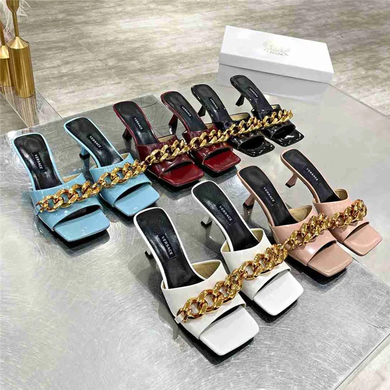 

Сланцы женские на тонком каблуке-шпильке, из натуральной кожи