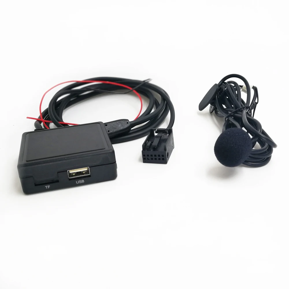 Biurlink беспроводной HIFI Bluetooth 5,0 Aux микрофон громкой связи адаптер TF USB флэш-накопитель для Ford Fiesta Mondeo Focus Transit