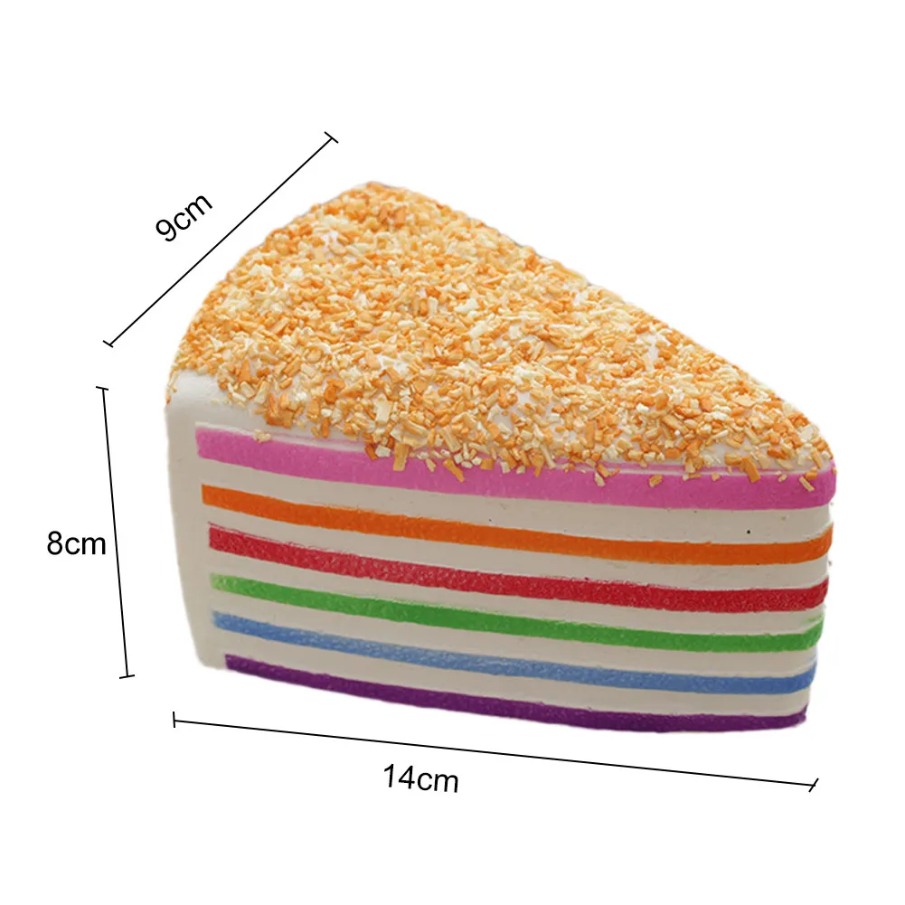 

Squisy Squeeze Venting Toy Bread Cake Pendant Model Photography Cabinet Decoration Fun Props Relieve Stress Relief Healing Toy