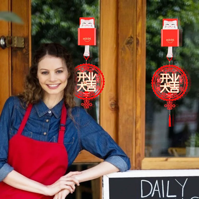 Новый праздничный декор прочный клейкий крючок настенная подвесная креативная