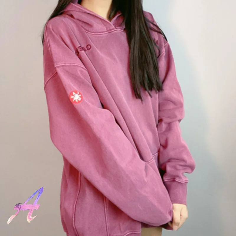 

CAVEMPT Hoodies Oversize Men's Women's High Quality Distressed Thick Hooded Sweatshirts Cavempt Casual Pullovers