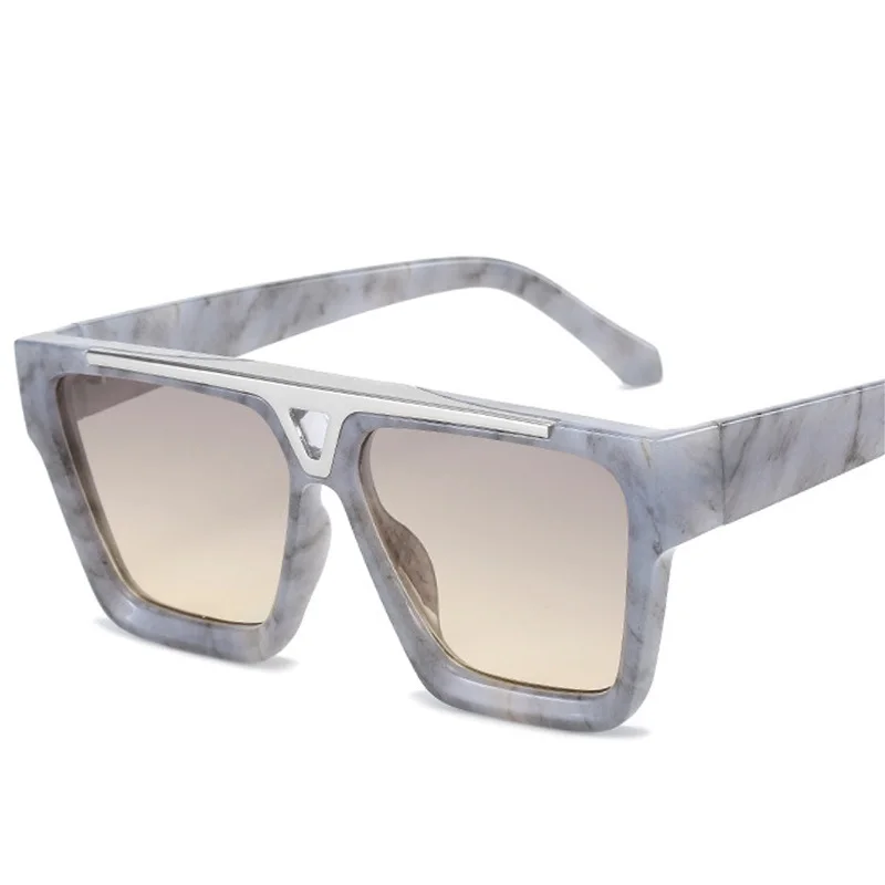 

Popular Fashion Square Women Sunglasses Retro Designer Gradient Mirror Eyewear Shades UV400 Men Sun Glasses