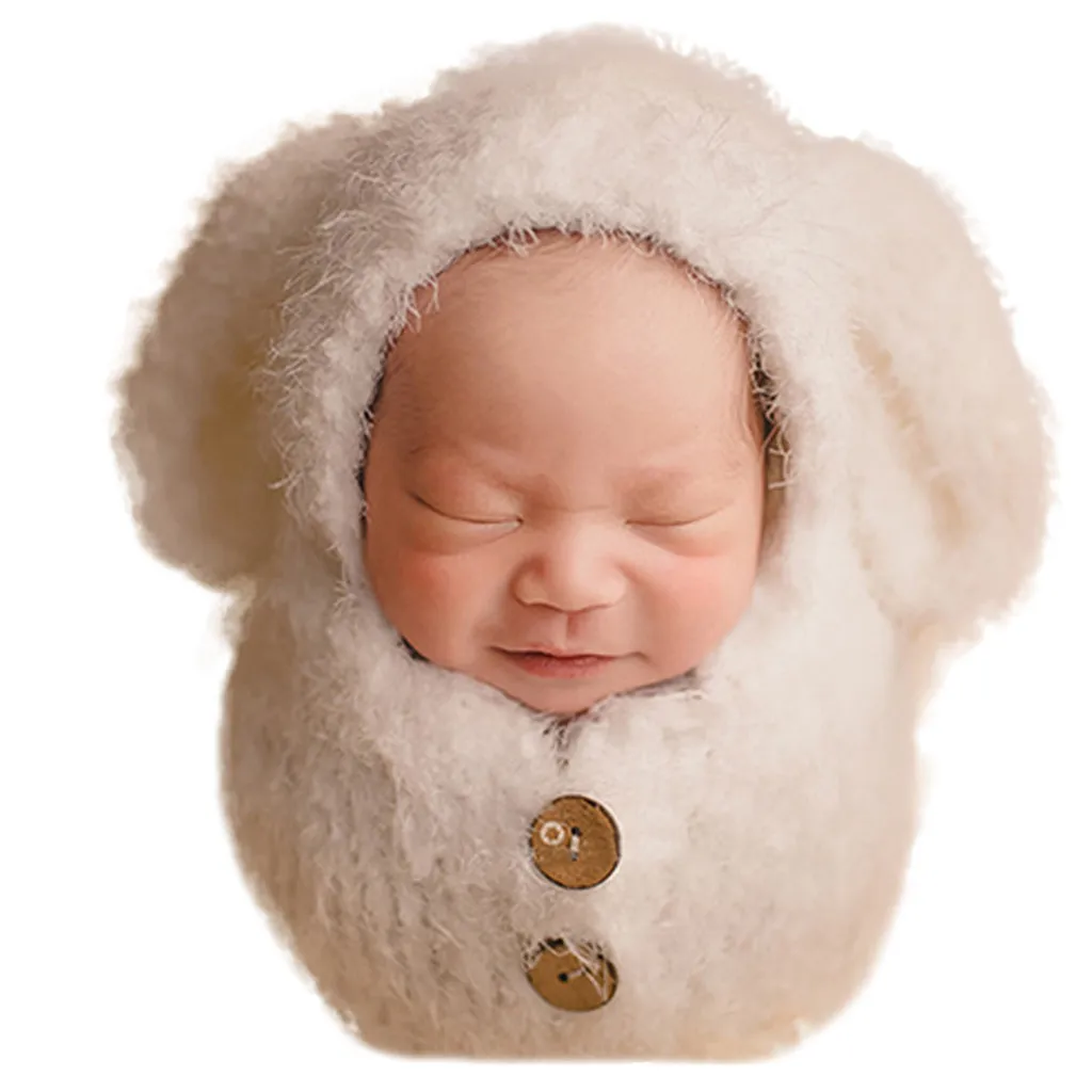 Детский свитер для новорожденных спальный мешок младенцев одежда фотосъемки