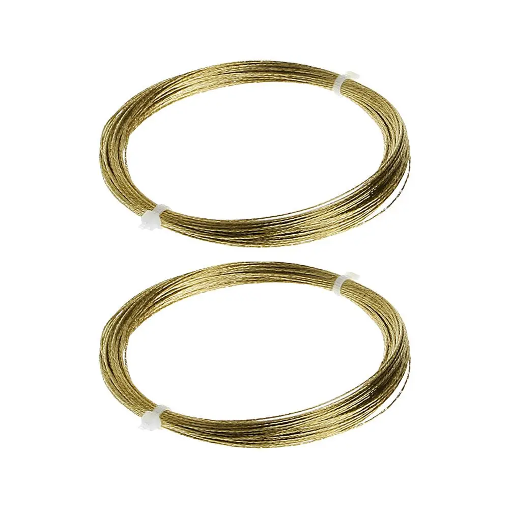 2pcs 22M Windscreen Glass Removal Wire Rope Car Van Windshield Kit Garage Hand Tool Wind Shield Set (Golden) A30 |
