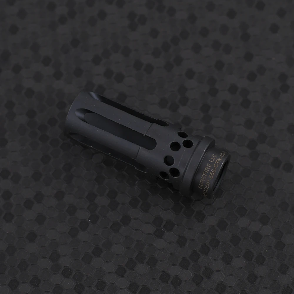 14 мм CCW резьба сталь Surefire Warcomp закрытый-зубчатый подавитель адаптер вспышка