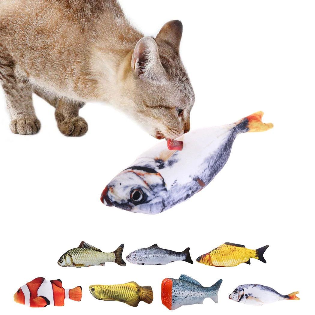 Fish Shape Pet Toy Bite Resistant Catnip Cat Chew Interaction Training Supplies |