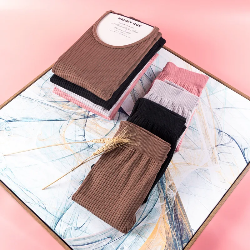 

New women thermal underwear Sexy Ladies Clothes Seamless Antibacterial Warm thermal underwear women's body tight Long Johns