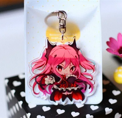 Аниме косплей мультфильм Серафим конца/Owari no Seraph Krul Tepes брелок акриловые кольца
