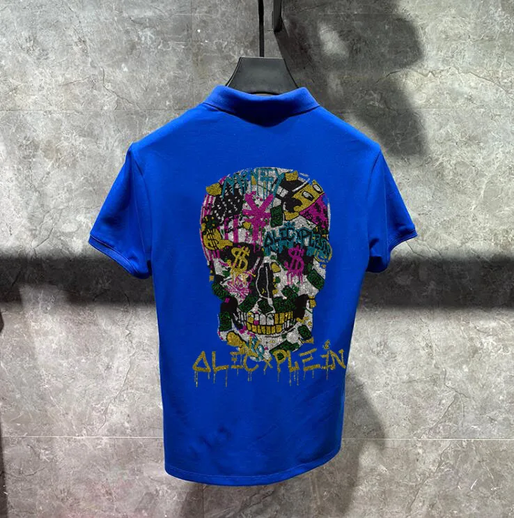 Рубашка-поло мужская с коротким рукавом хлопок дышащая повседневная алмазный