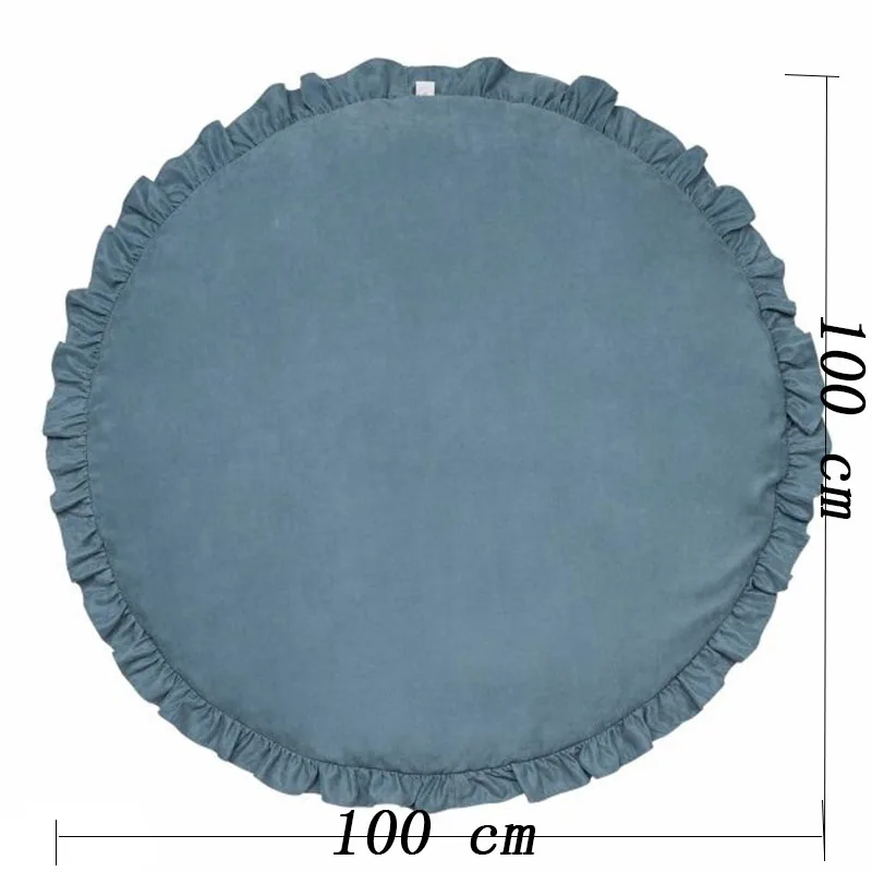 

Nordic Baby Play Mat Newborn Padded Children Developing Mat Crawling Mats Rugs Round Floor Carpet For Kids Interior Room Decor