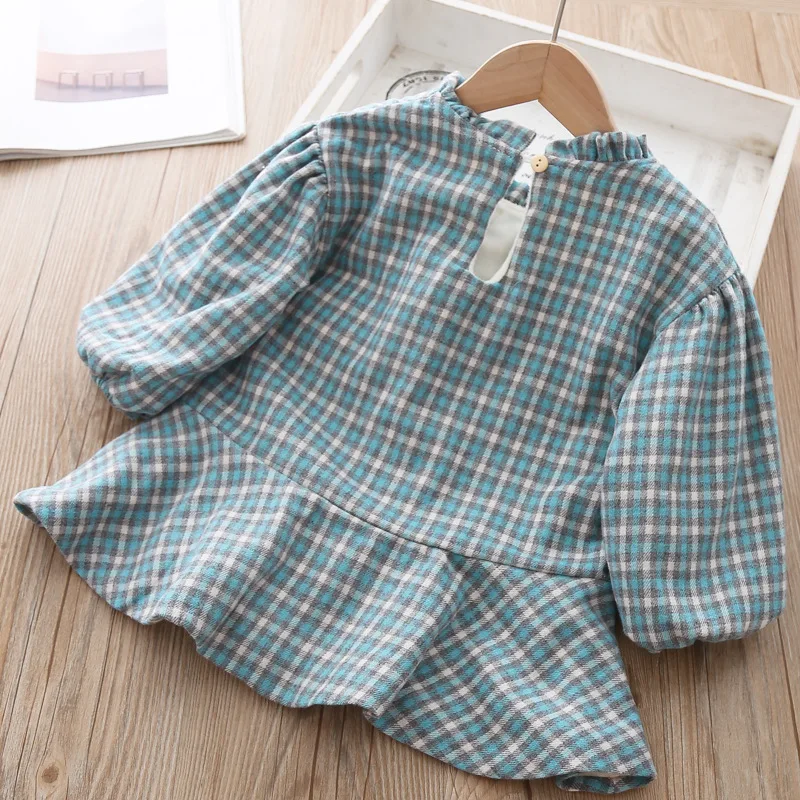 Вязаное платье для девочек Новинка 2019 года Модный пуловер высокого качества