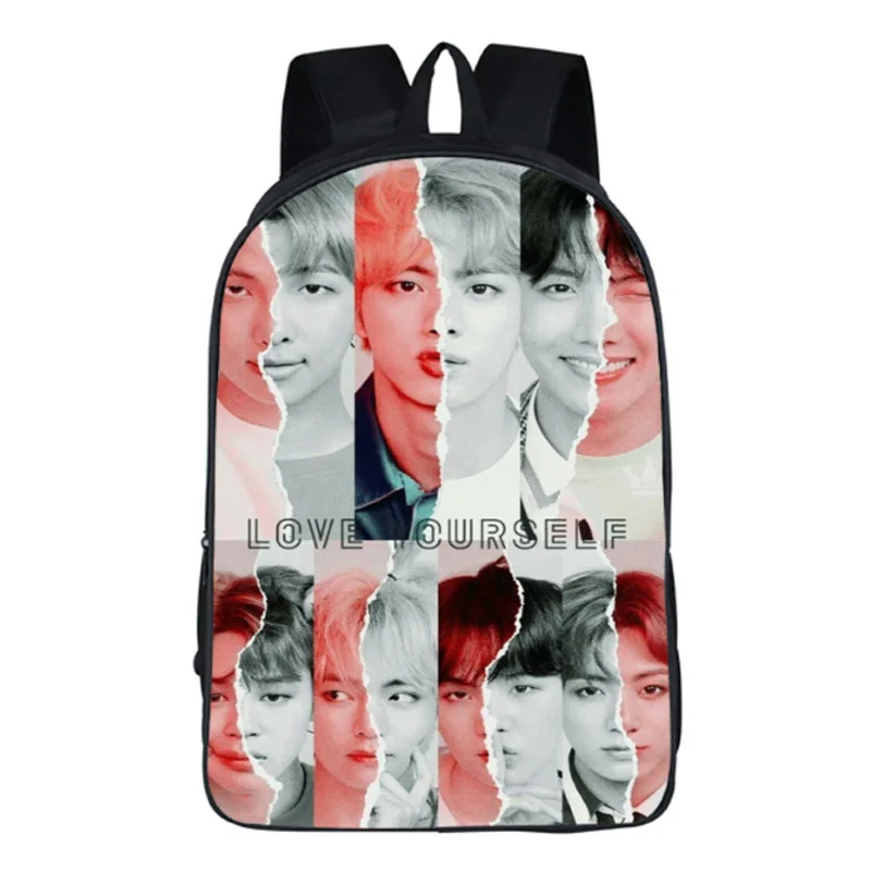 Школьный рюкзак Sac A Dos Kpop K-pop K Pop школьный рюкзак для девочек-подростков