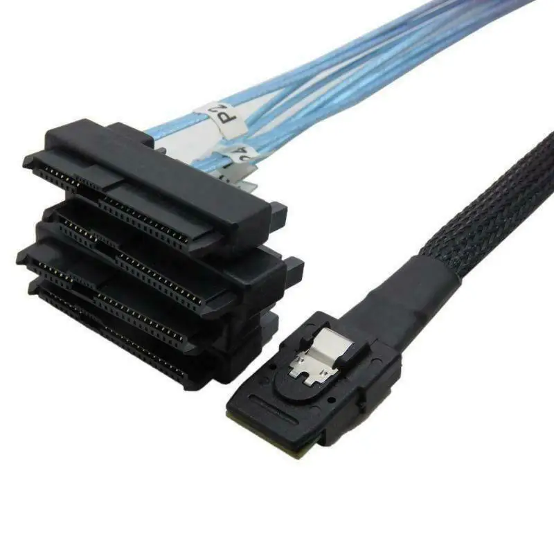 Mini SAS 36P SFF 8087 до 4 29Pin 8482 разъемы с кабелем питания SATA 3 фута 1 м|Кабели питания| |