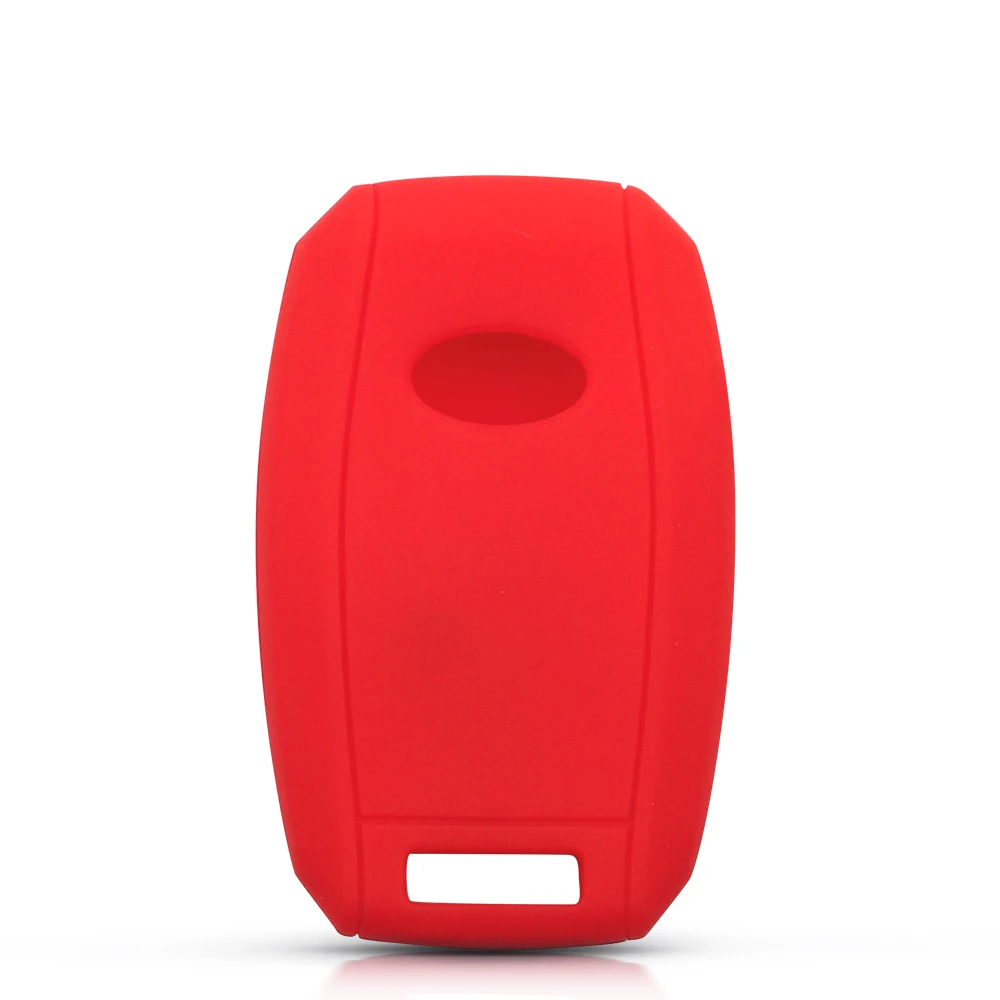 

Dandkey Silicone Key Case Cover For Kia Sportage Cerato Optima K2 K3 K4 K5 Rio Picanto K2 Soul Sorento Ski Sedona 2016 4 Buttons
