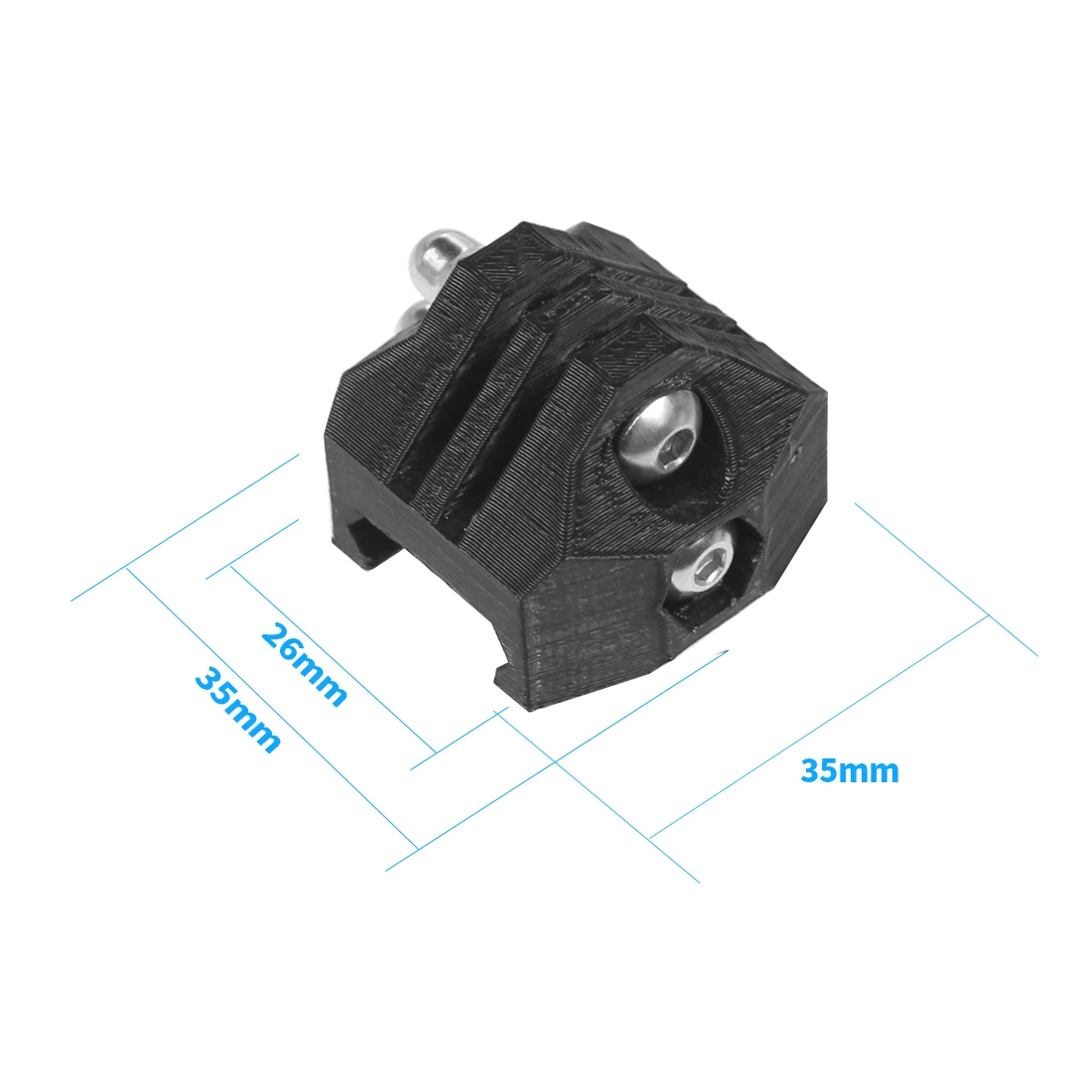 Универсальный мини-адаптер 20 мм с 3D принтом для OSMO Action GoPro Hero 10 9 8 7 6 5 4 3 спортивной
