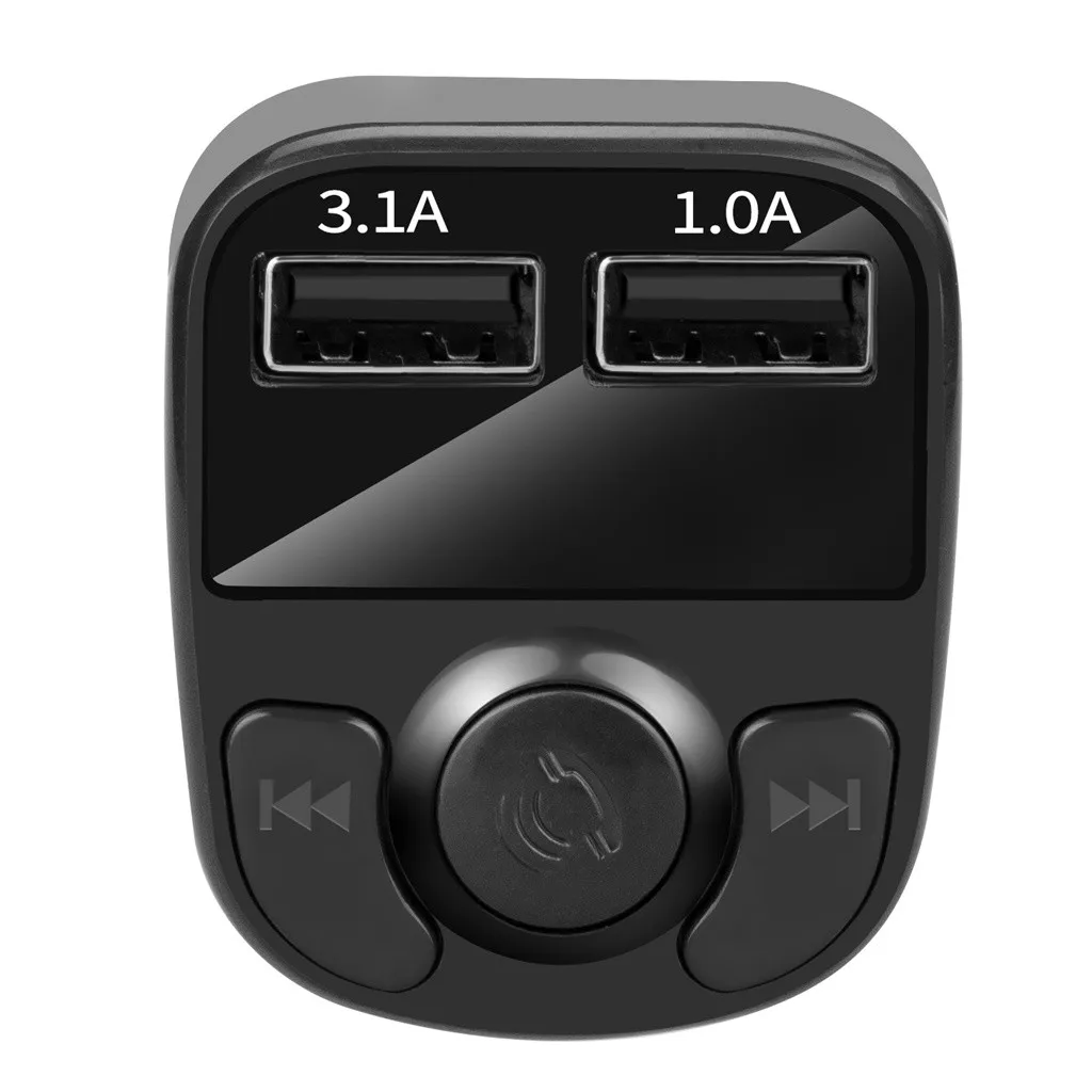 Hot Car FM Transmitter Bluetooth Handsfree MP3 Player USB Wireless Charger Modulater Carkit Support TF Card Black | Электроника