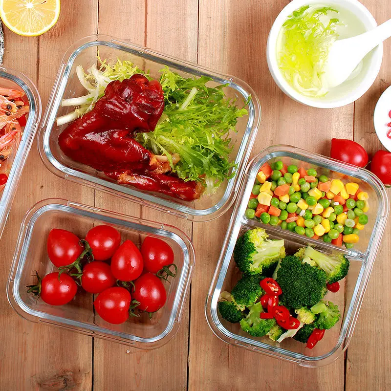 Отправляем изоляпосылка пакет отдельный стеклянный Ланч бокс контейнер для