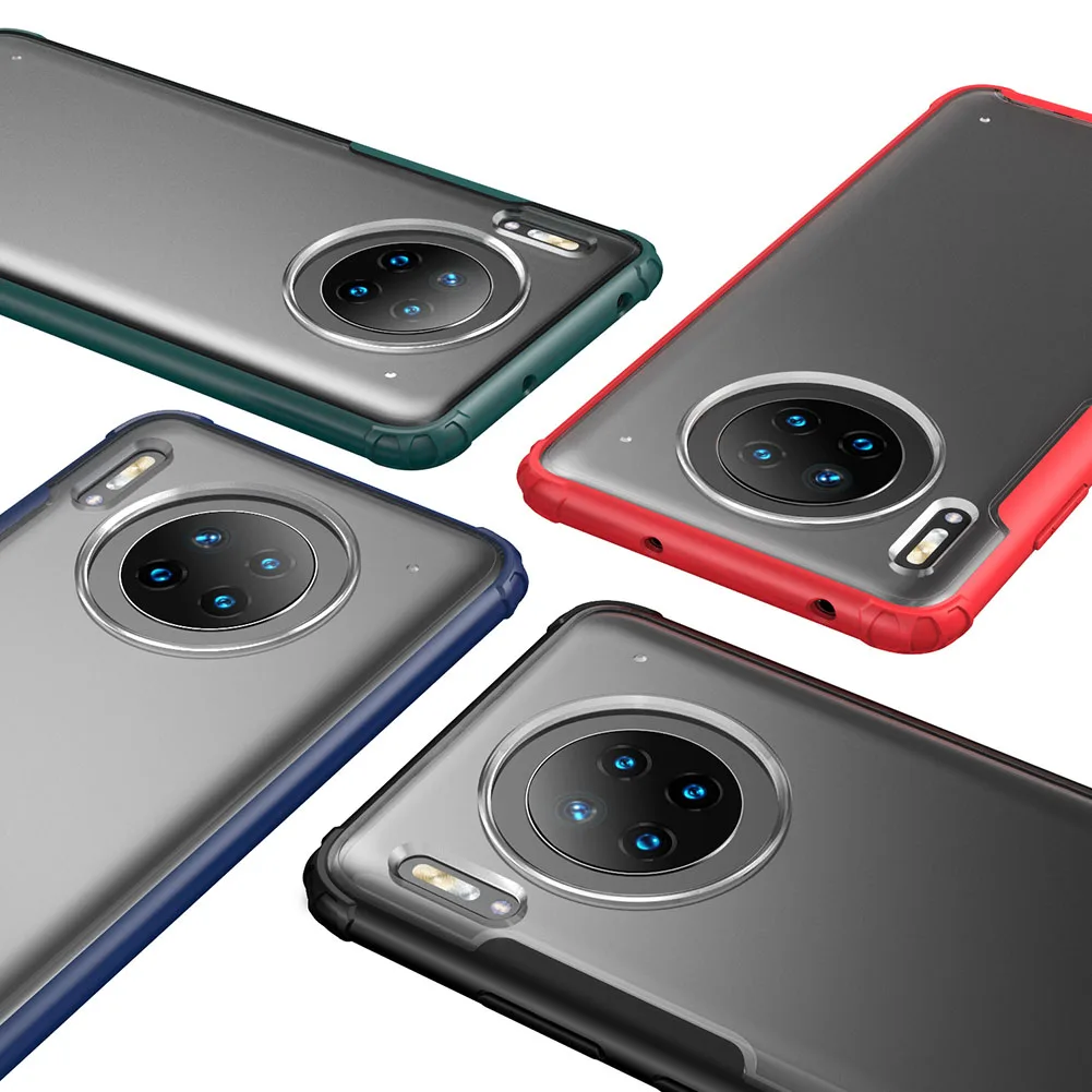 Frosted Matte Phone Case for Huawei Mate 30 Pro Soft TPU Frame Shockproof Shell Hard PC Full Back Sweatproof Anti-knock Coverage |