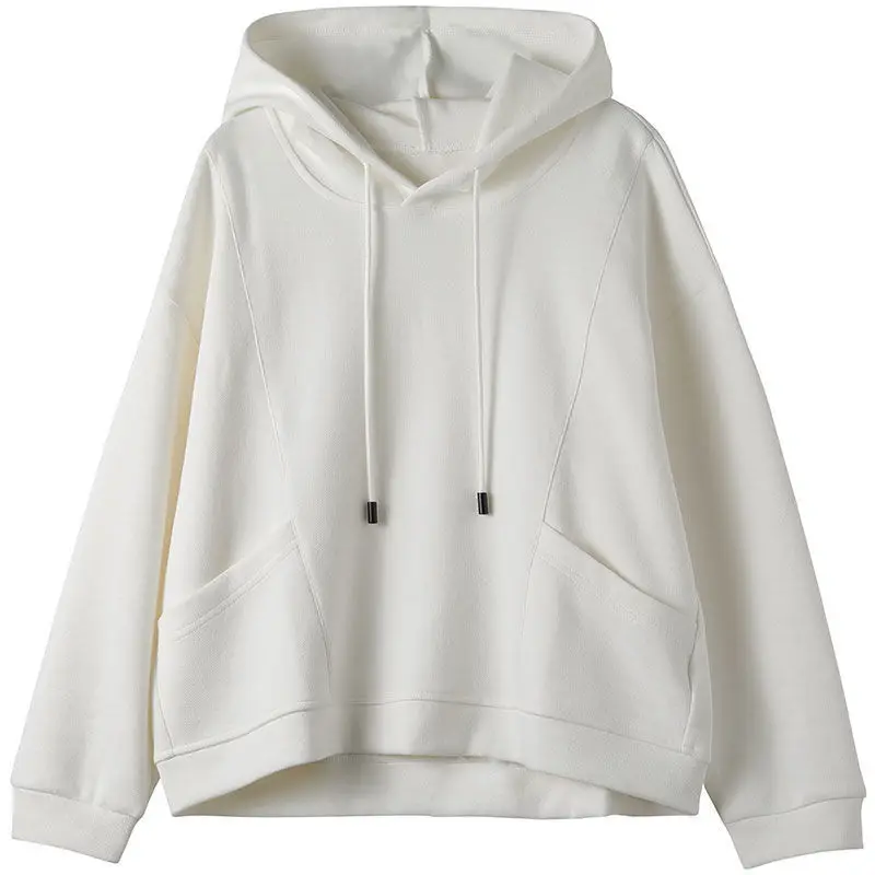 

2021 Spring Autumn Woman's Hoodies Oversize Female Loose Cotton Solid Long Sleeve Casual Women Sweatshirts Lady Fashion Hoodies