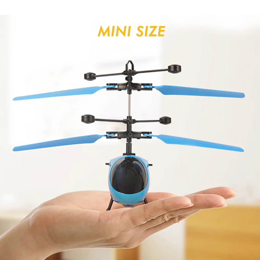 Mini Sensor 2020 New Drone Remote Control Helicopter Flashing LED Light Aircraft Glowing Toy For Children Kids Toys | Игрушки и хобби