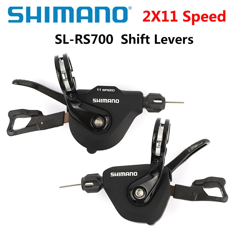 Shimano SL-RS700 Rapidfire Plus рычаги переключения передач 2x11 скорость RS700 переключатель дорожный велосипед рычаг переключения передач ровный руль бар зажим