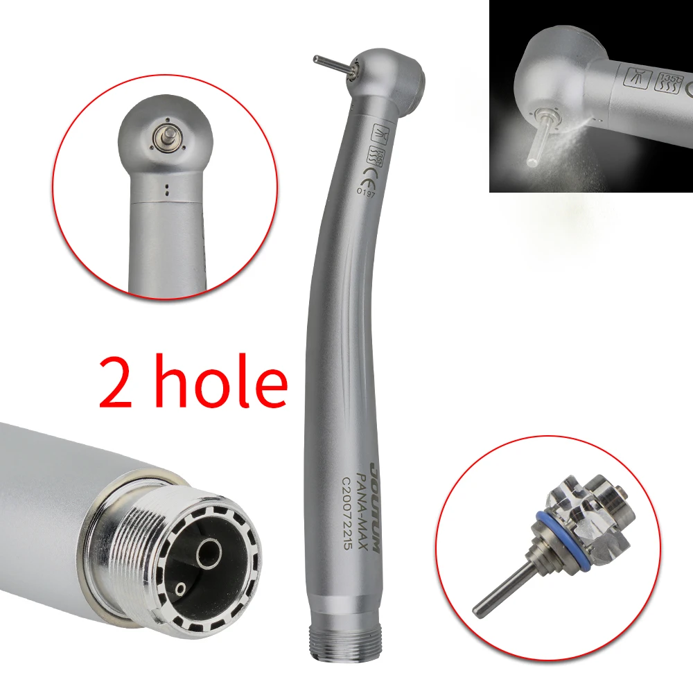 Dental High Speed Anti Retraction Handpiece Push Button Air Turbine 2/4 Holes Torque Head Fit For NSK PANA MAX | Красота и здоровье