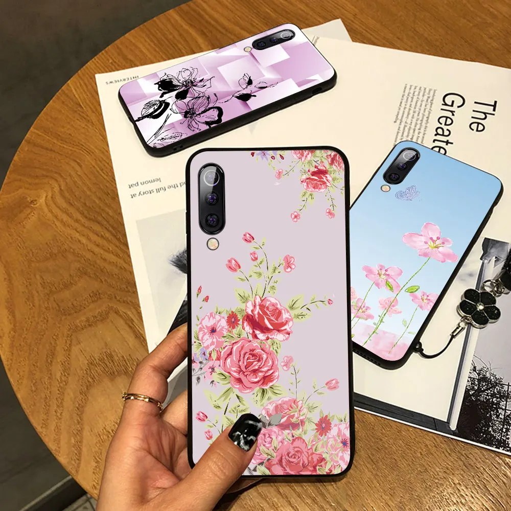 For Huawei P10 plus case Mofi P30 P20 pro lite P9 Hard Flower pureple flora Girl Woman Customized |