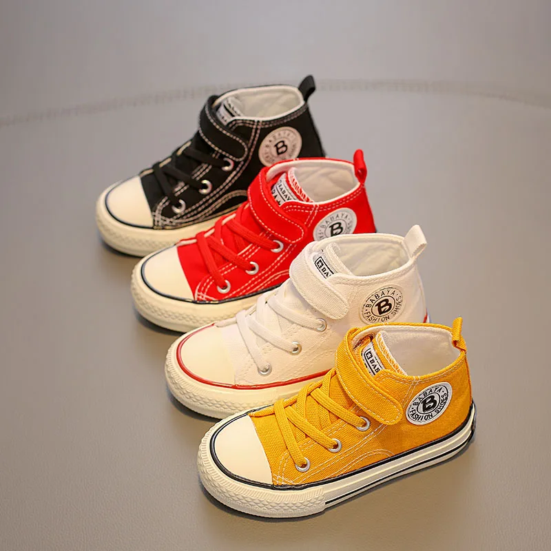 ДЕТСКИЕ Текстильные кроссовки для девочек высокие зимние туфли мальчиков