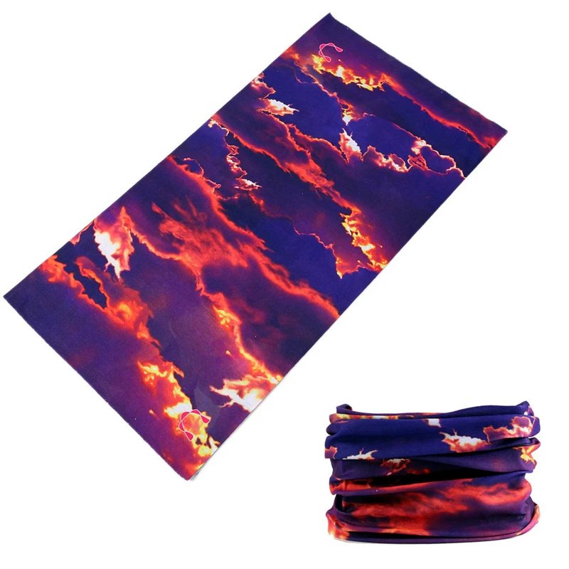 

Огонь облако дизайнерский велосипедная бандана многофункциональный Женский Мужской шейный обогреватель головной шарф спортивная маска З...