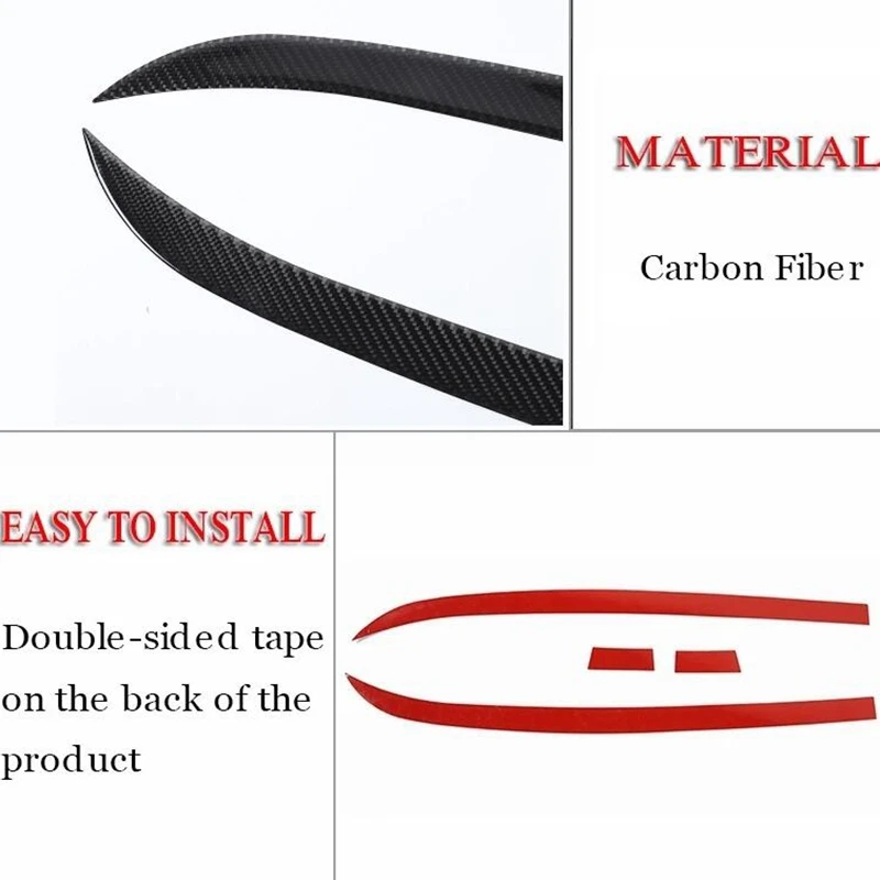 

Carbon Fiber Car Front Bumper Front Shovel Trim Decoration Stickers for Chevrolet Camaro 2012 2013 2014 2015 Accessories