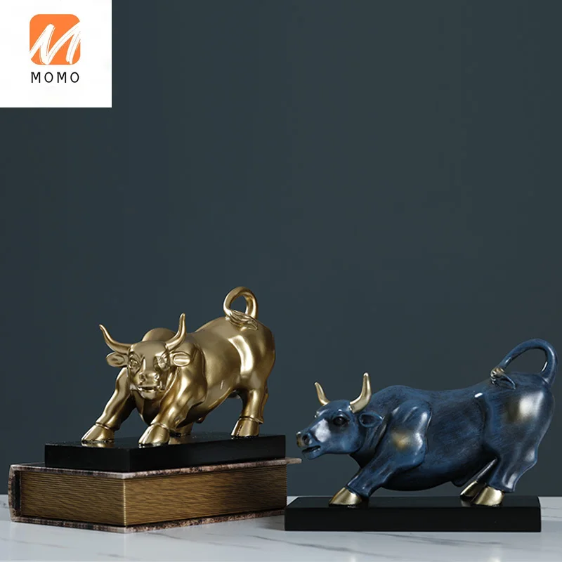 

Creative Simple Modern Entry Lux Style Lucky Cow Decoration Wine Cabinet TV Cabinet Office Desktop Home Living Room Decorations