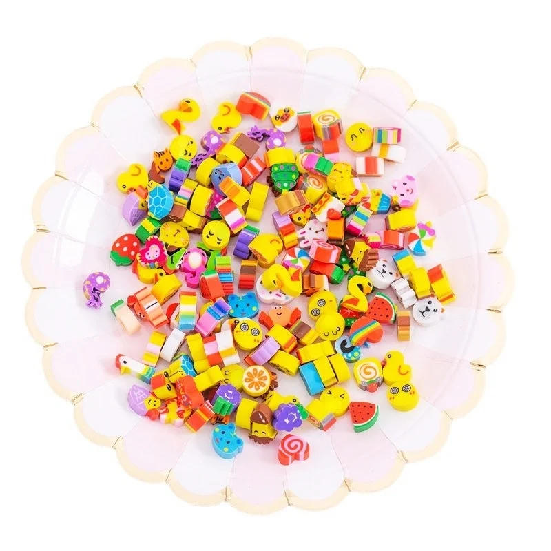 

Миниатюрный ластик в виде фруктов, животных, пирожных, 20 шт. в упаковке, миниатюрный ластик для студентов, канцелярские товары