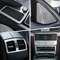 car inner door audio speaker gearshift panel door armrest cover trim sticker for mercedes benz e class coupe w207 c207 accessory
