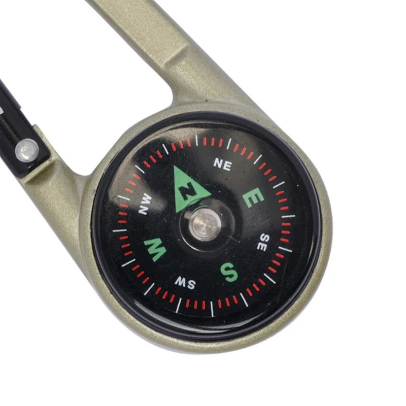 Брелок для ключей Acecamp портативный латунный Карманный навигационный карабин с