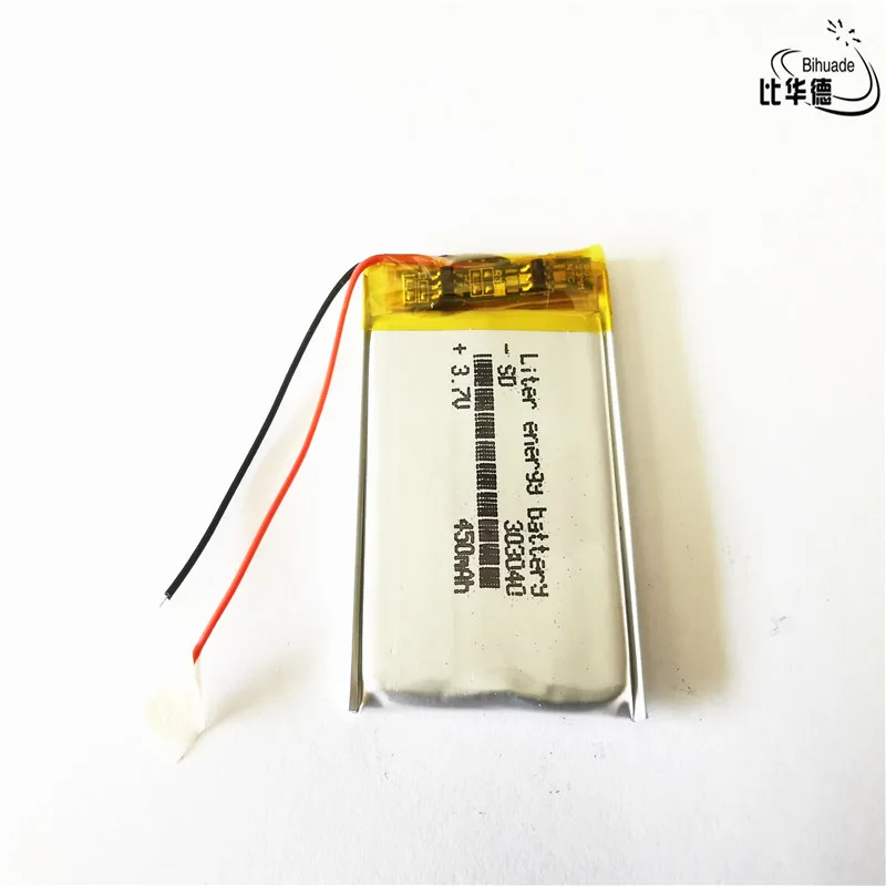 MP3, MP4 gps тонкий маленький игрушечный аккумулятор 303040 полимерная аккумуляторная батарея 450mah литий-ионные батареи
