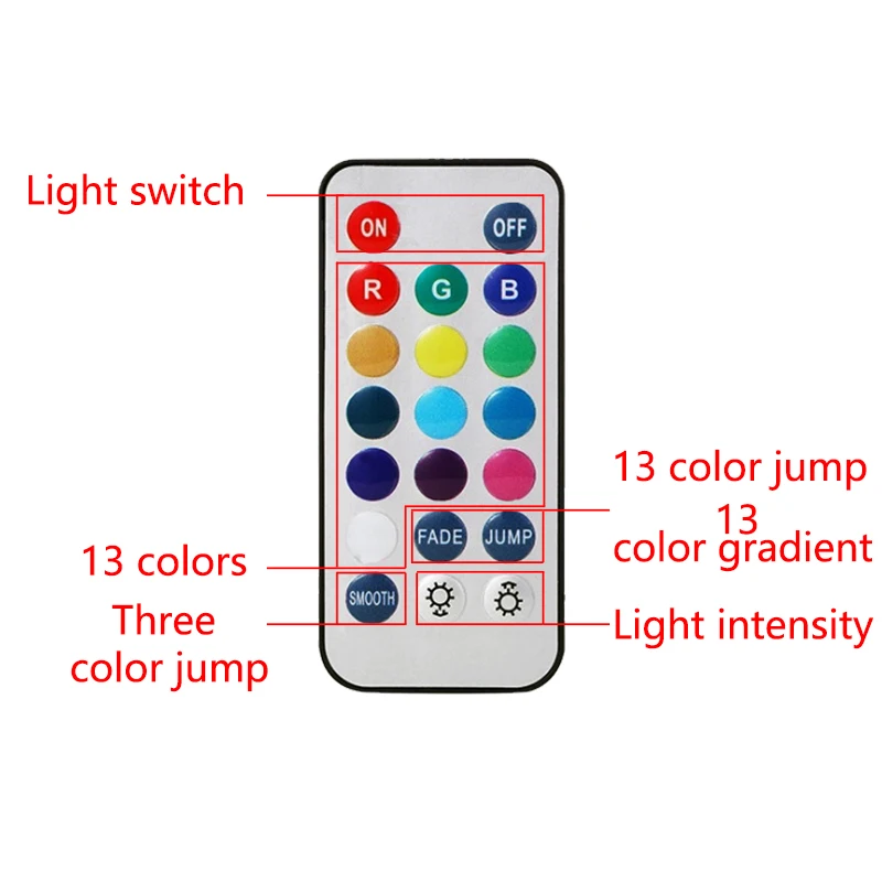 Анальная пробка металлическая светящаяся с беспроводным дистанционным