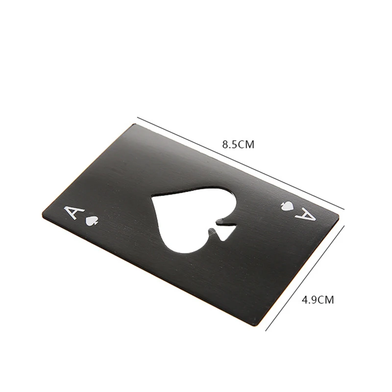 

Poker Beer Opener Multifunction Pocket Card Creative Bottle Can Open Tools Kitchen Accessories Metal Party Table Utensils