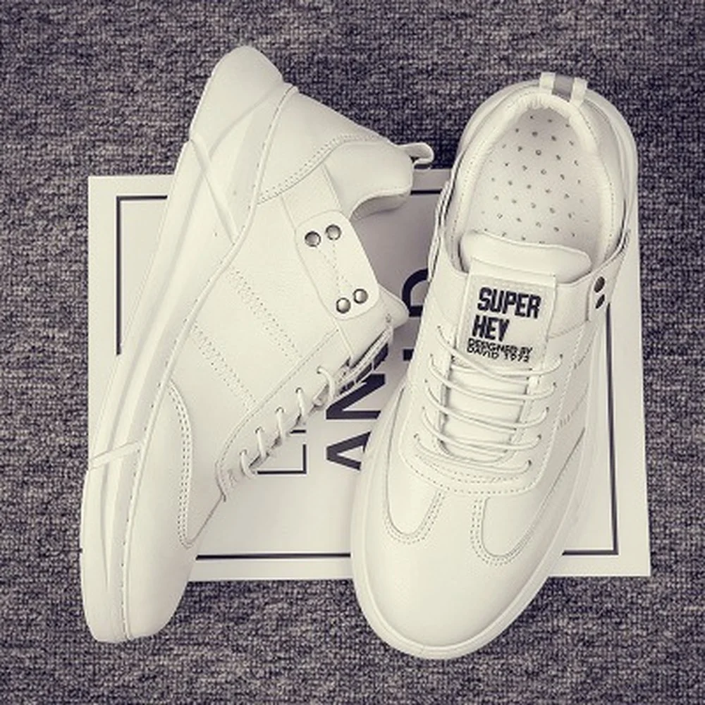 

Autumn new sneakers sports shoes Korean fashion shoes men's personality solid color pedal casual men's shoes MJ0299